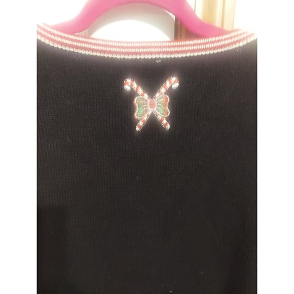 Holiday Time Christmas Vest Size Large Snowman Ugly Christmas Sweater Candy Cane - Picture 9 of 9